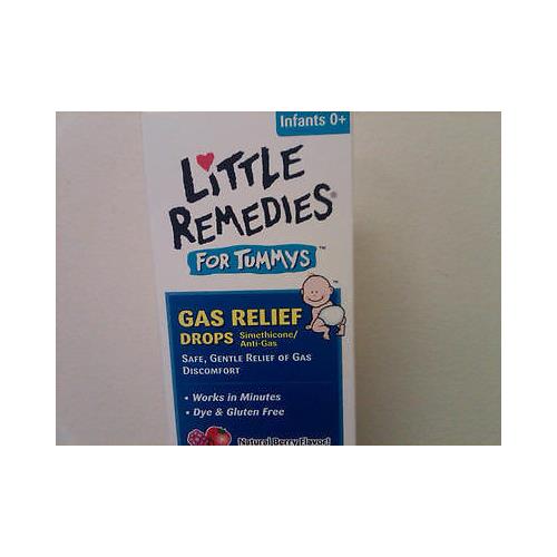 New Little Remedies for tummys Gas Relief Drops 1 oz Natural Berry