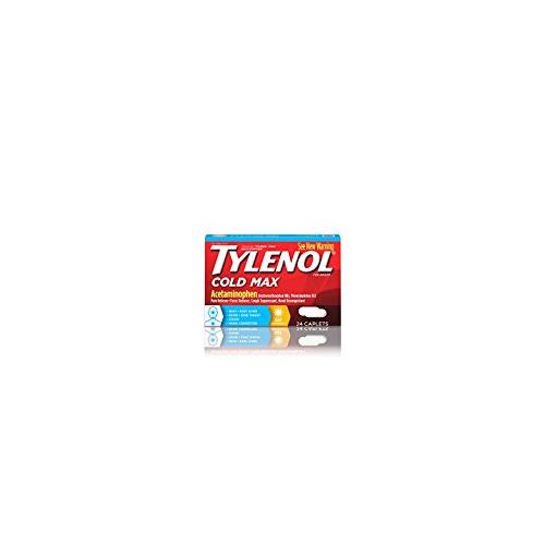 2 Pack Tylenol Cold Multi Symptom Non Drowsy Day Cold Max Relief 24