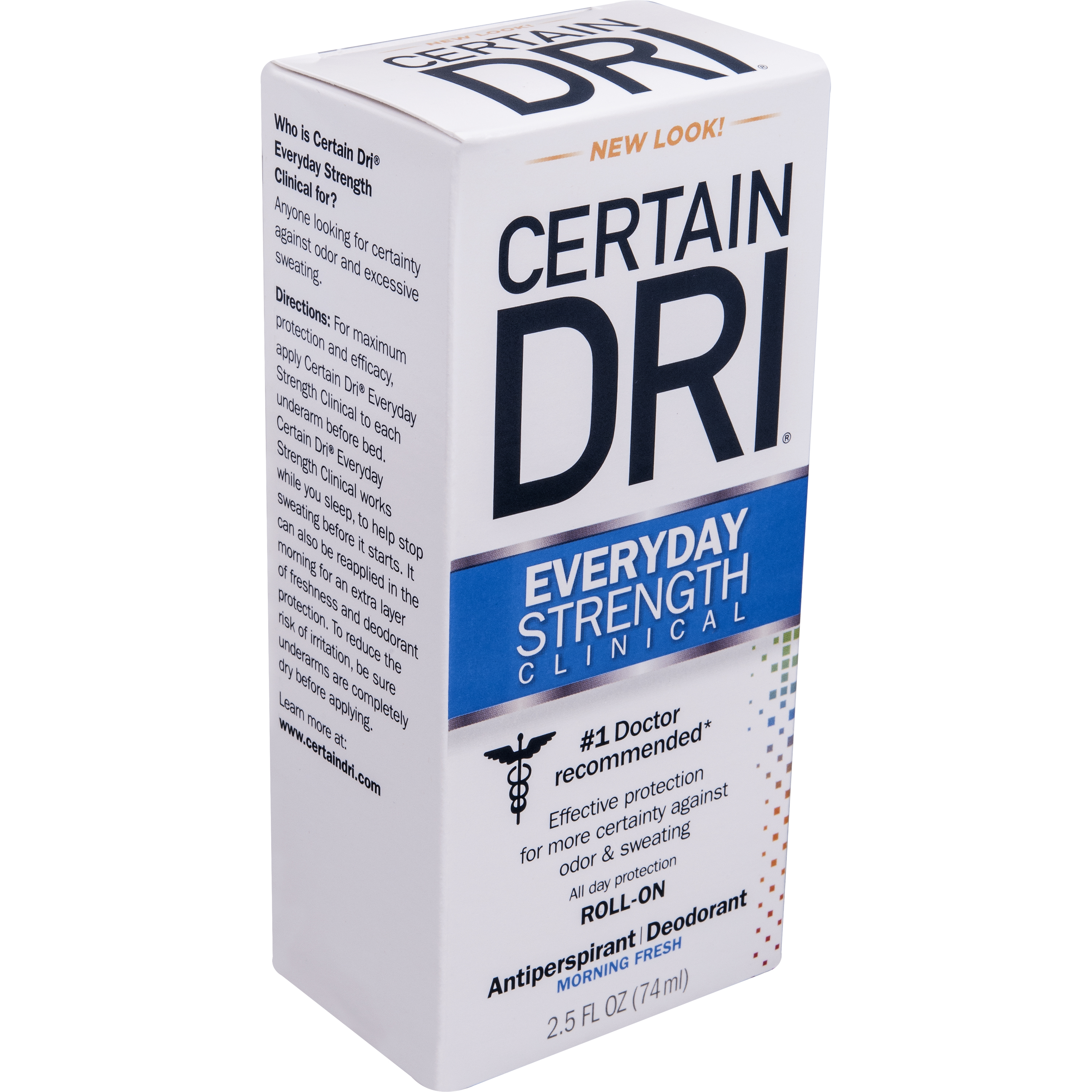 3 Pk Certain DRI Everyday Antiperspirant Deodorant Roll-On Morning ...