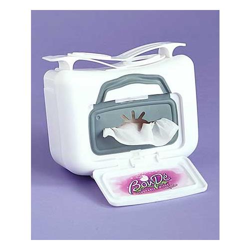 2 Pack Bathroom Flushable Wipes Hanging Dispenser Container 42 Wipes