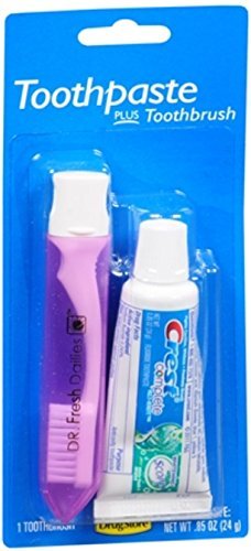 Travel Size Toothpaste Toothbrush 