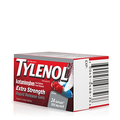 Tylenol Adult Acetaminophen Extra Strength Rapid Release Gels 24