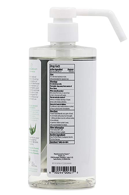 Natural Antimicrobial Hand Sanitizer Spray, By elyptol 16 Ounces each ...