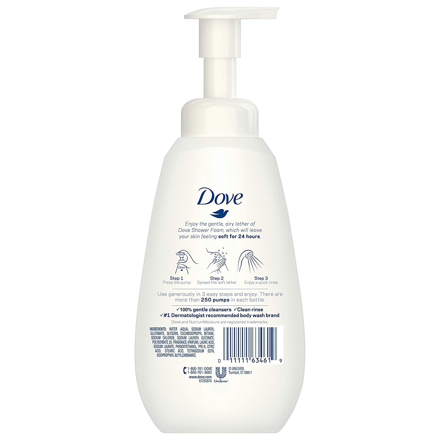 5 Pack Dove Shower Foam Deep Moisture 13.5 Ounce Each 11111634619 eBay
