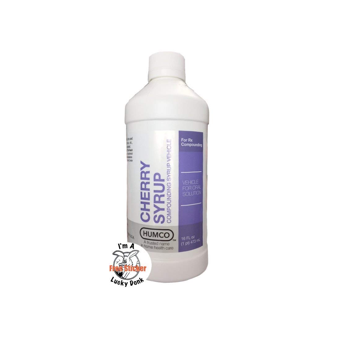 Humco Cherry Syrup Compounding Syrup Vehicle For Oral Solution 16 Oz