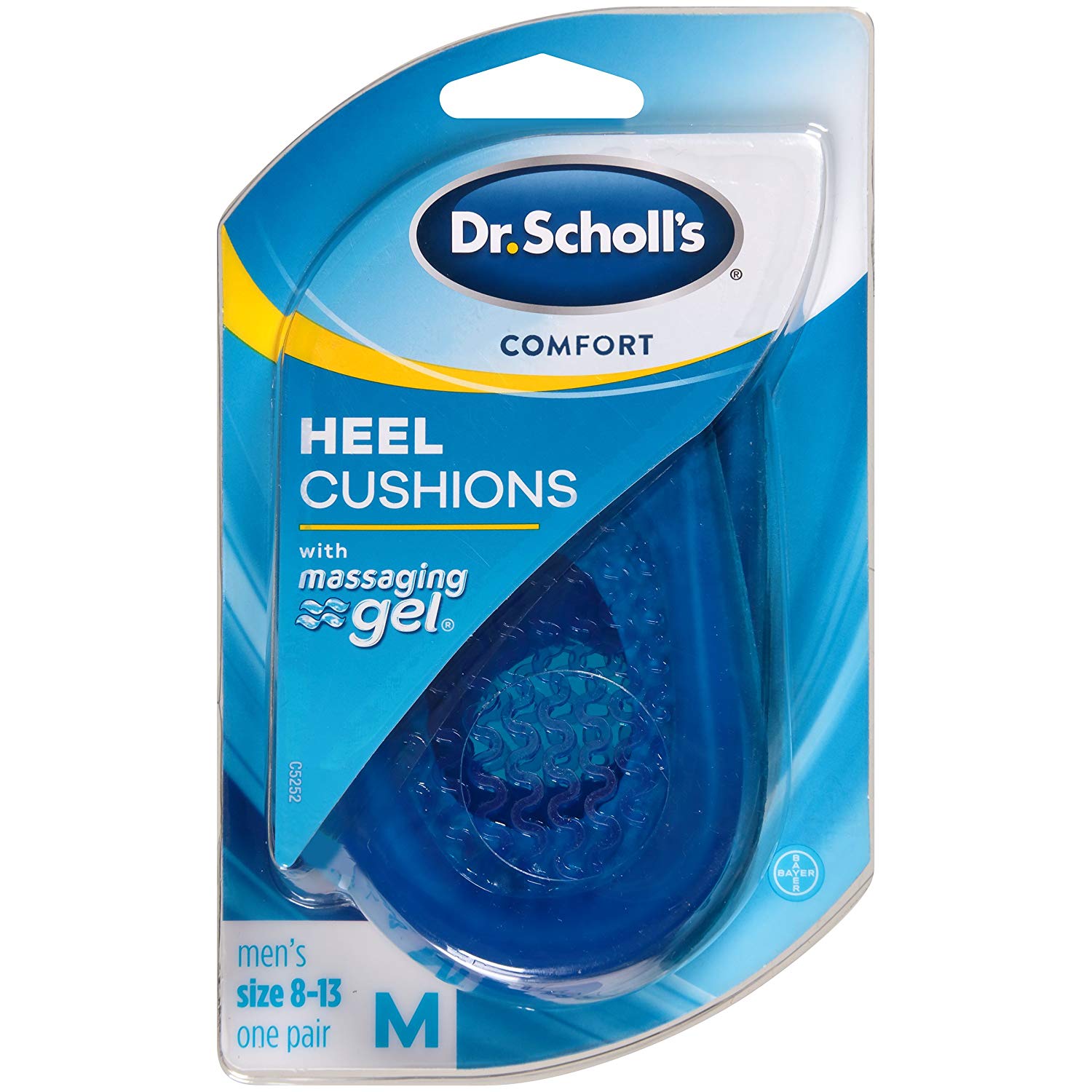 Dr. Scholl’s Comfort Heel Cushions for Men, 1 Pair, Size 813 each