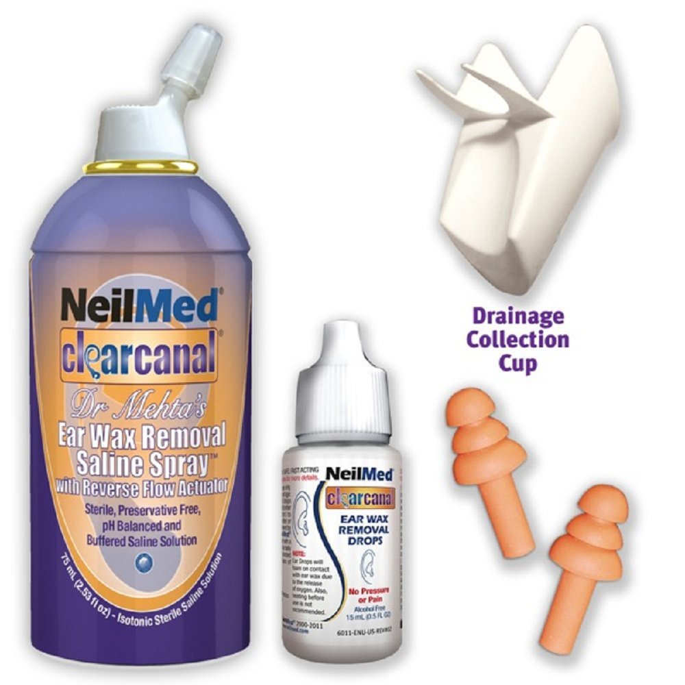 Neilmed Clearcanal Ear Wax Removal Complete Kit 2.5Oz Each 705928602755