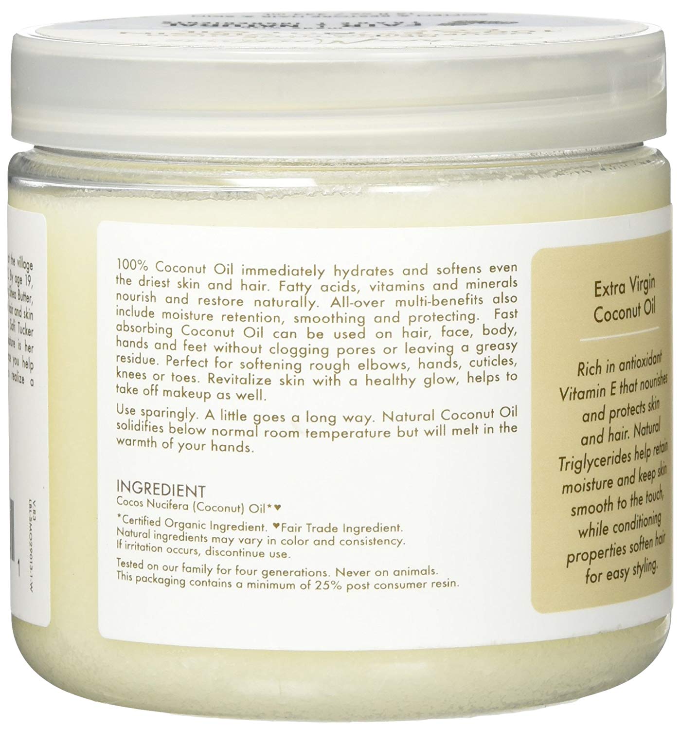 2 Pack Shea Moisture 100 Extra Virgin Coconut Oil 15 Oz Each