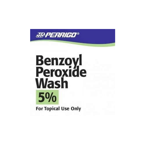 Perrigo Benzoyl Peroxide 5 Wash For Mild To Moderate Acne 5 Oz Each