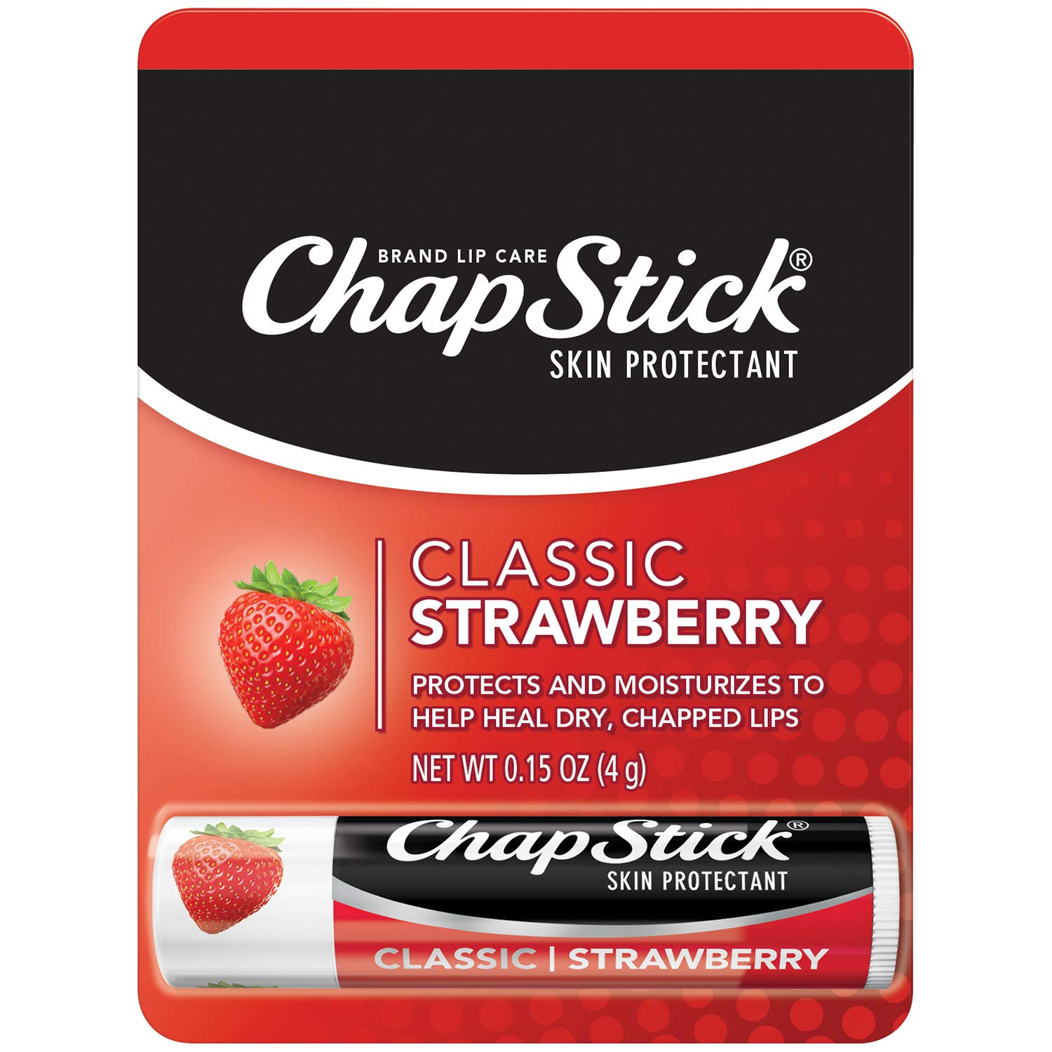 Chapstick Classic Strawberry 0.15 Oz Each 305730715126 | eBay