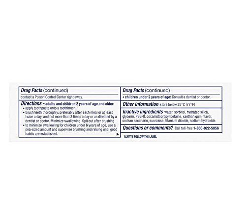 biotene toothpaste ingredients