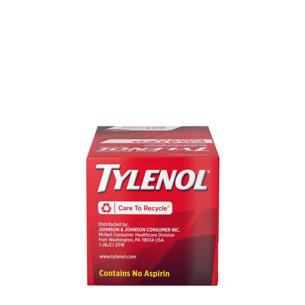 2 Pack Tylenol Extra Strength Coated Tablets 225 Ct Each 300450499233
