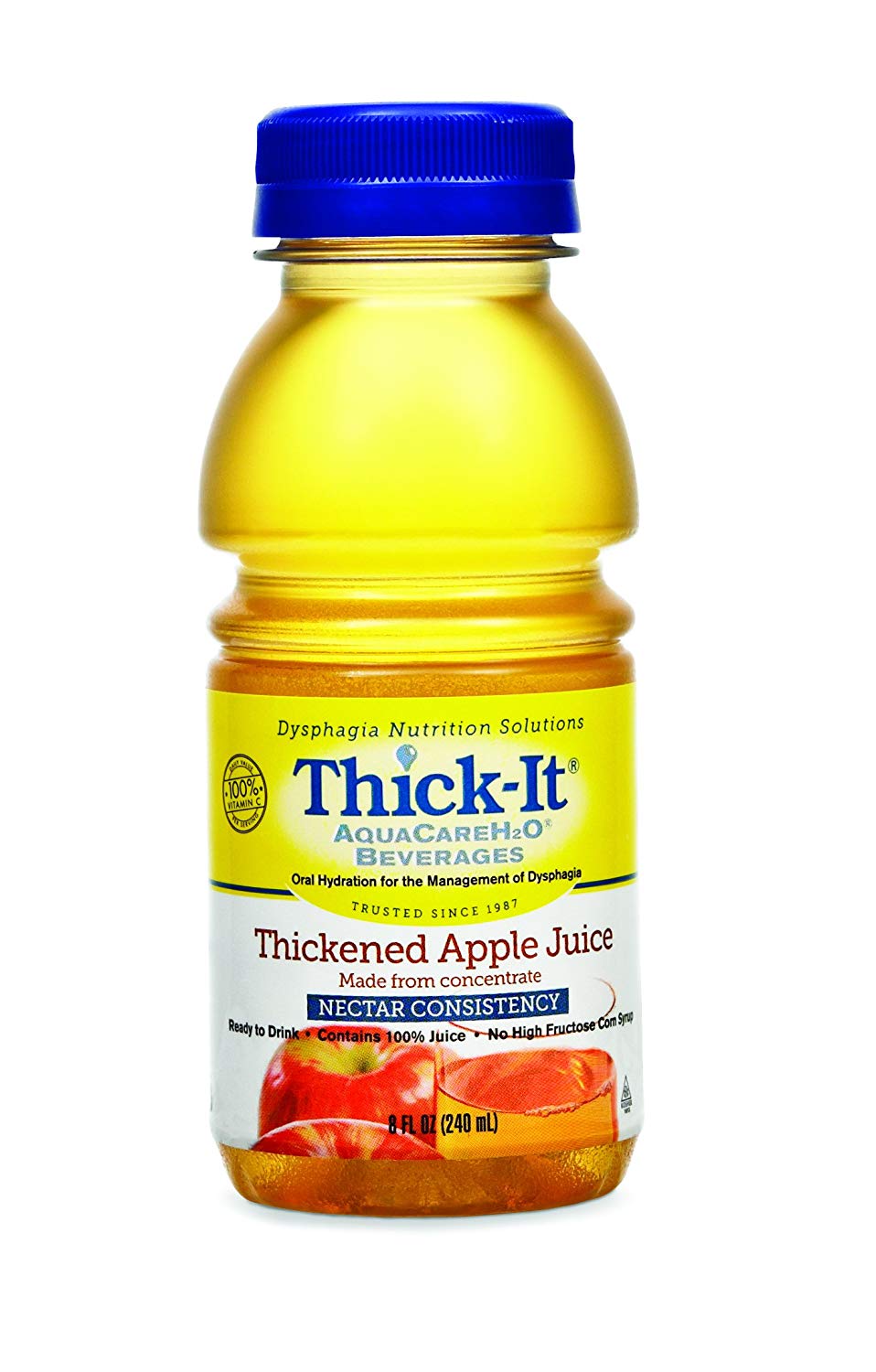 5 Pack ThickIt Thickened Apple Juice Nectar Consistency 8 Oz Each