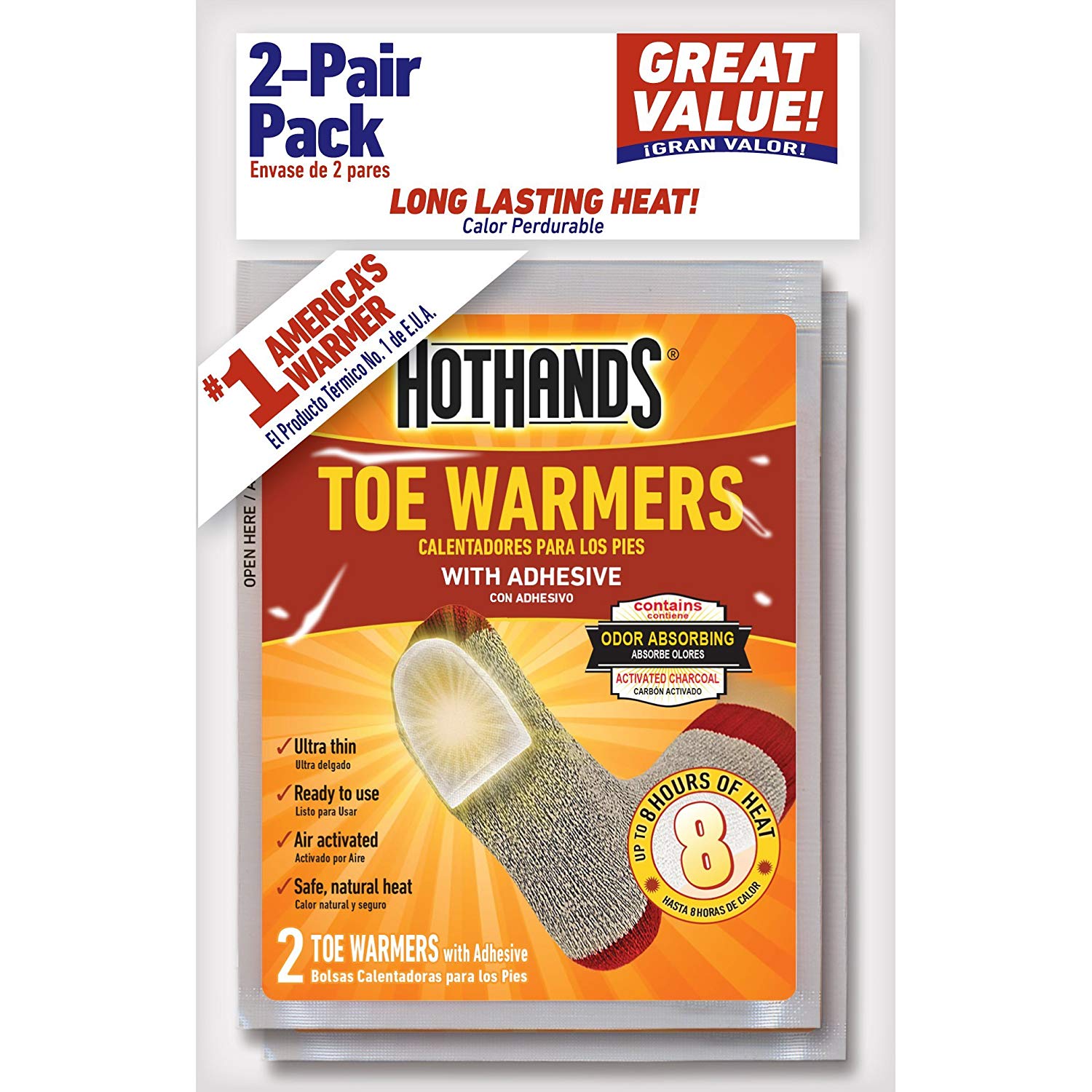 Hothands Toe Warmer 2 Pair Pack | eBay