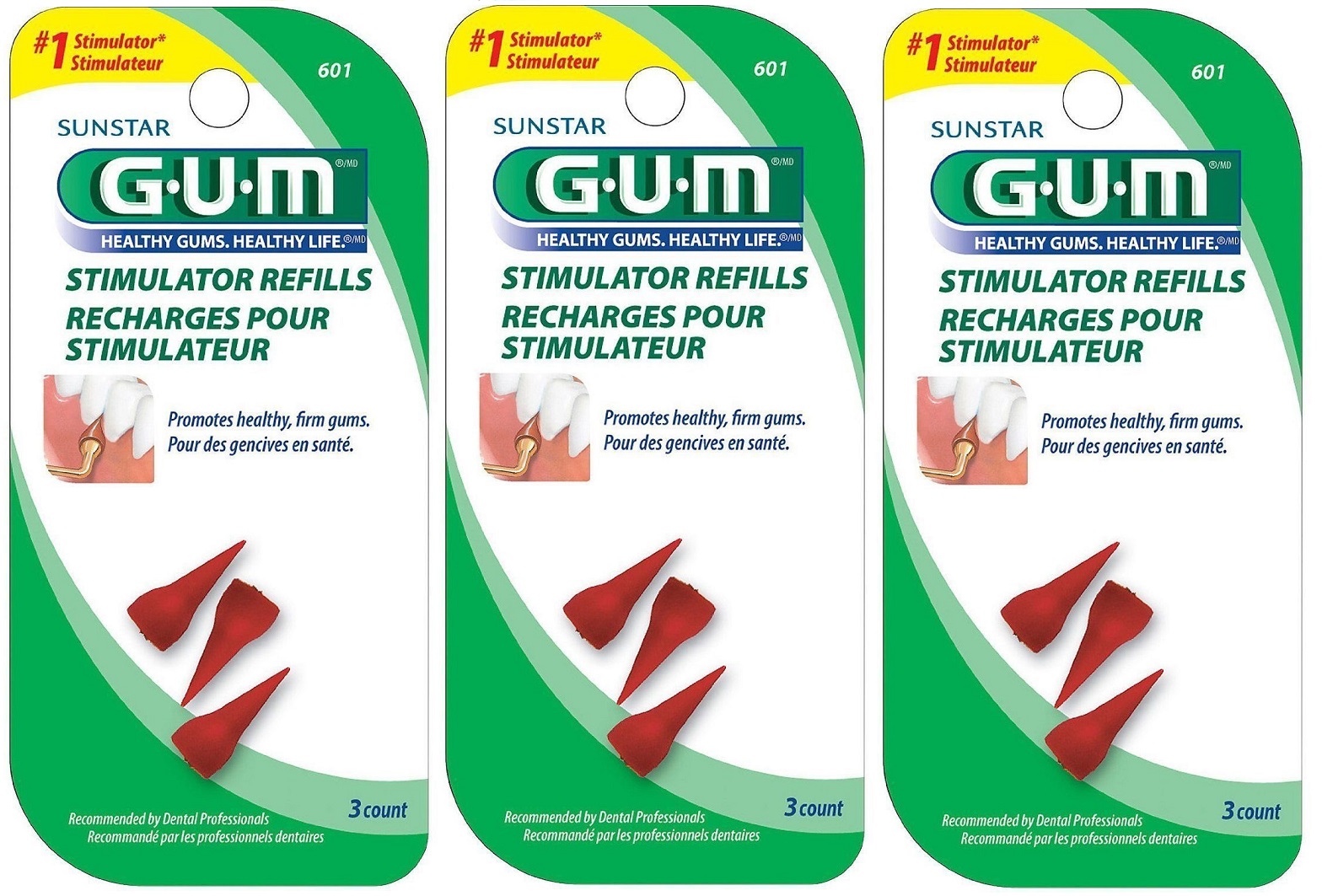 Butler Gum Stimulator Refills 3 Count Pack Of 3 70942006019 eBay