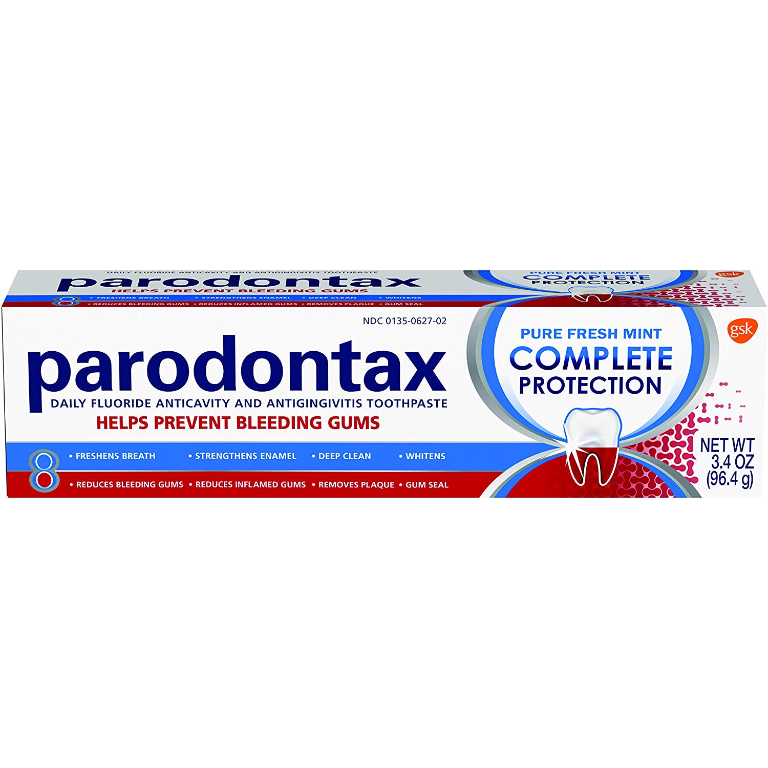 2 Pack Parodontax Complete Protection Toothpaste For Bleeding Gums 34