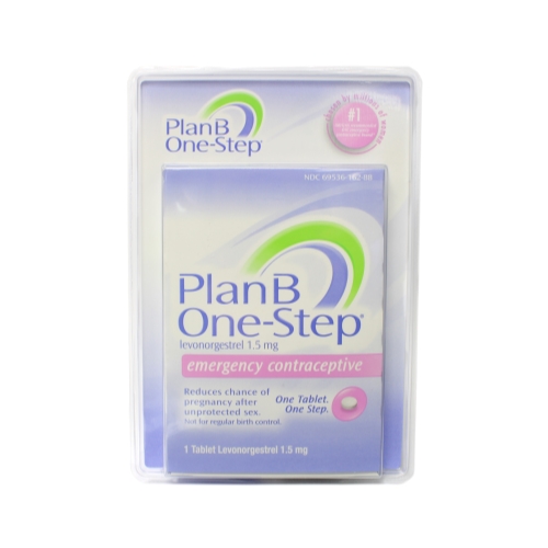 Plan B One-Step Emergency Contraceptive 1 Tablet Levonorgestrel 1.5mg ...