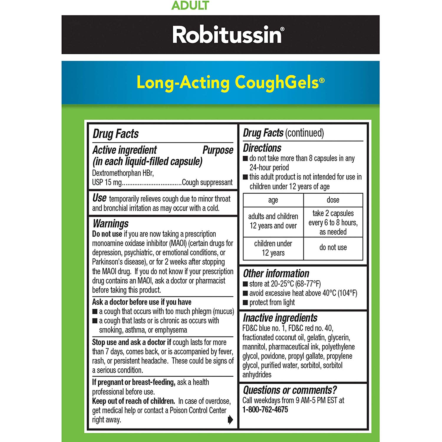 Robitussin Dm Dosing Chart