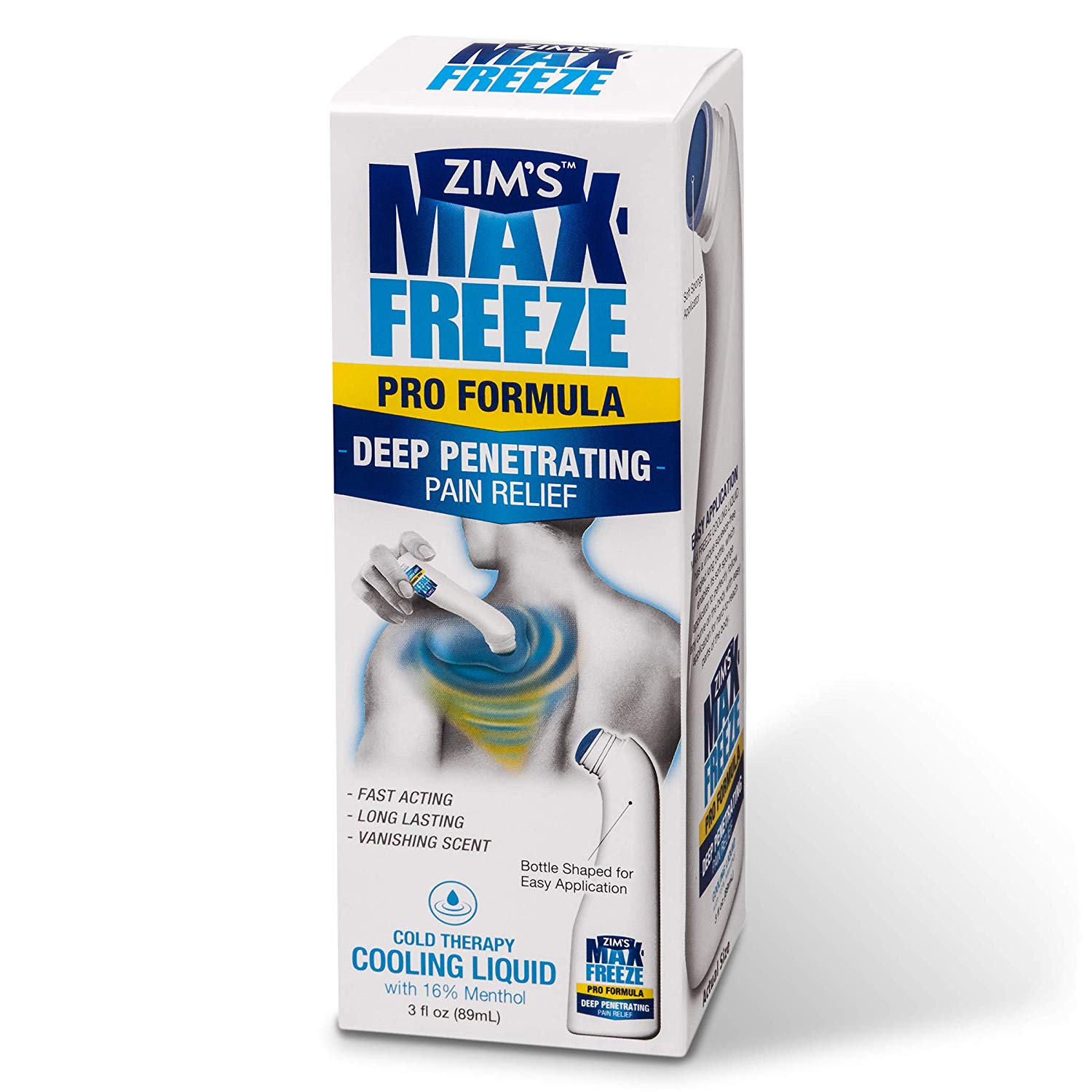 Zim's Max Freeze Pro Formula Deep Pain Relief Liquid 3 oz eBay