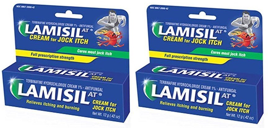 2 Pk Lamisil At Cream For Jock Itch Terbinafine Hydrocholride Cream 1