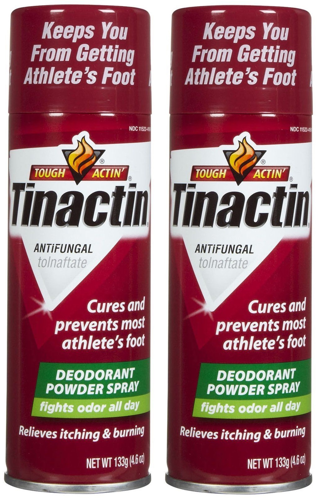 2 Pack Tinactin Antifungal Deodorant Powder Spray for Athlete's Foot 4.6oz Each 311017410004 eBay