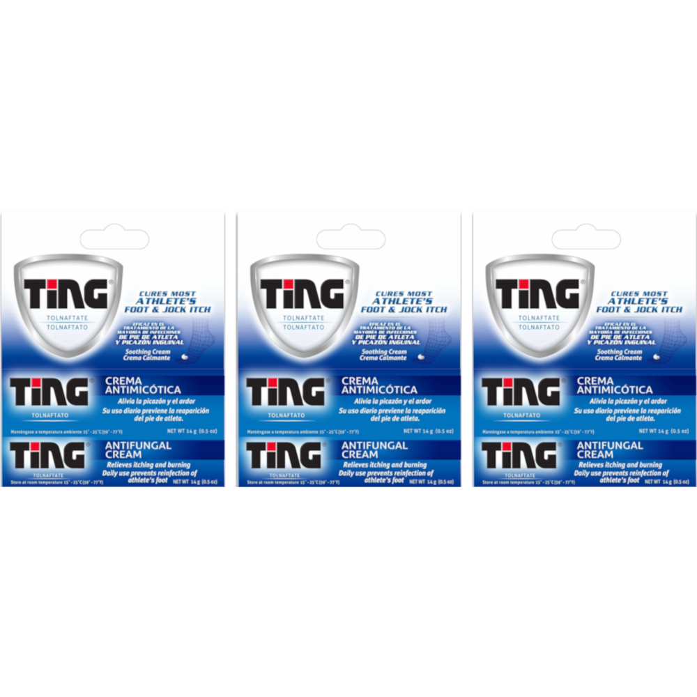 3 Pack Ting Antifungal Cream 0.50 oz Each 363736051457 eBay