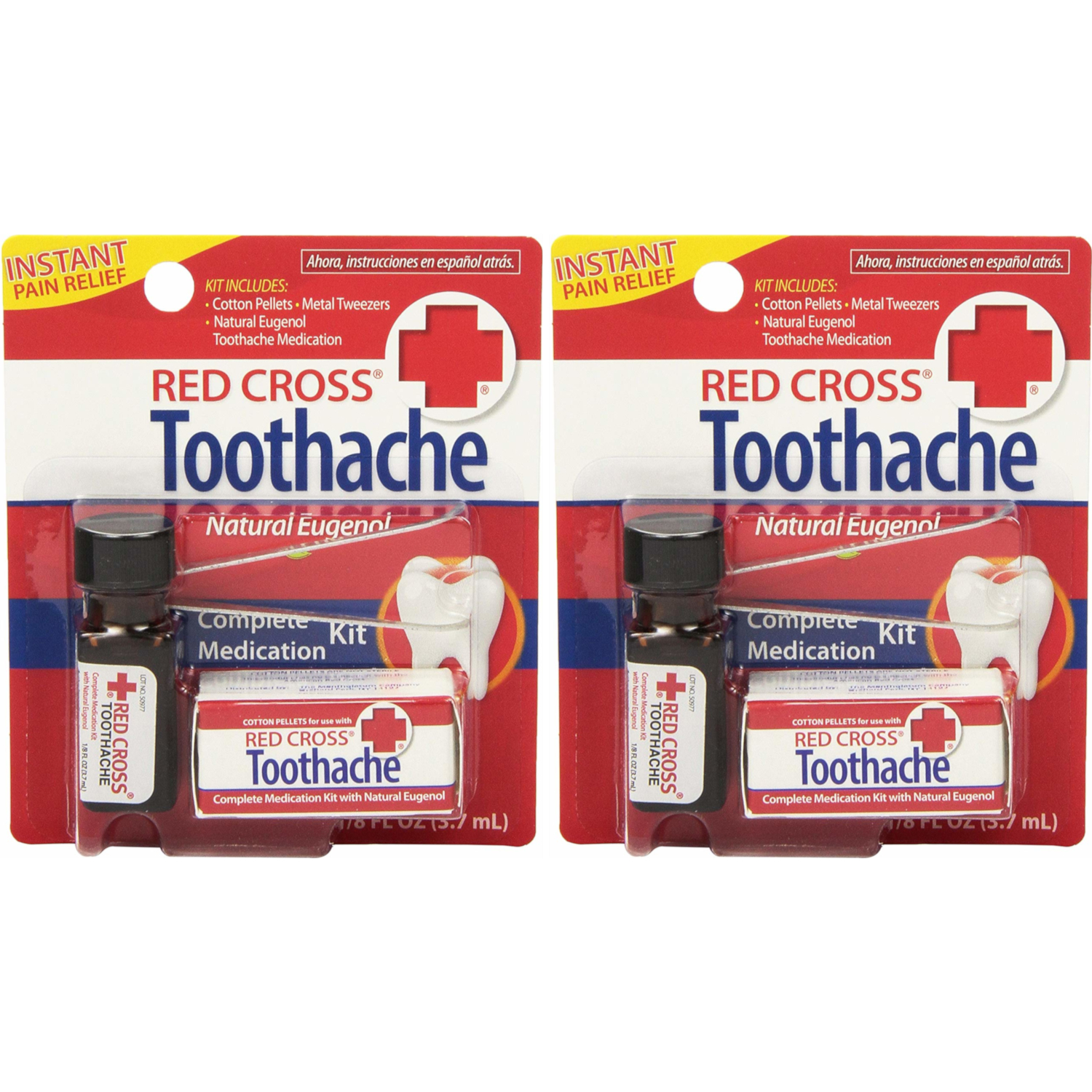 2-pack-red-cross-toothache-complete-medication-kit-0-12oz-each-ebay