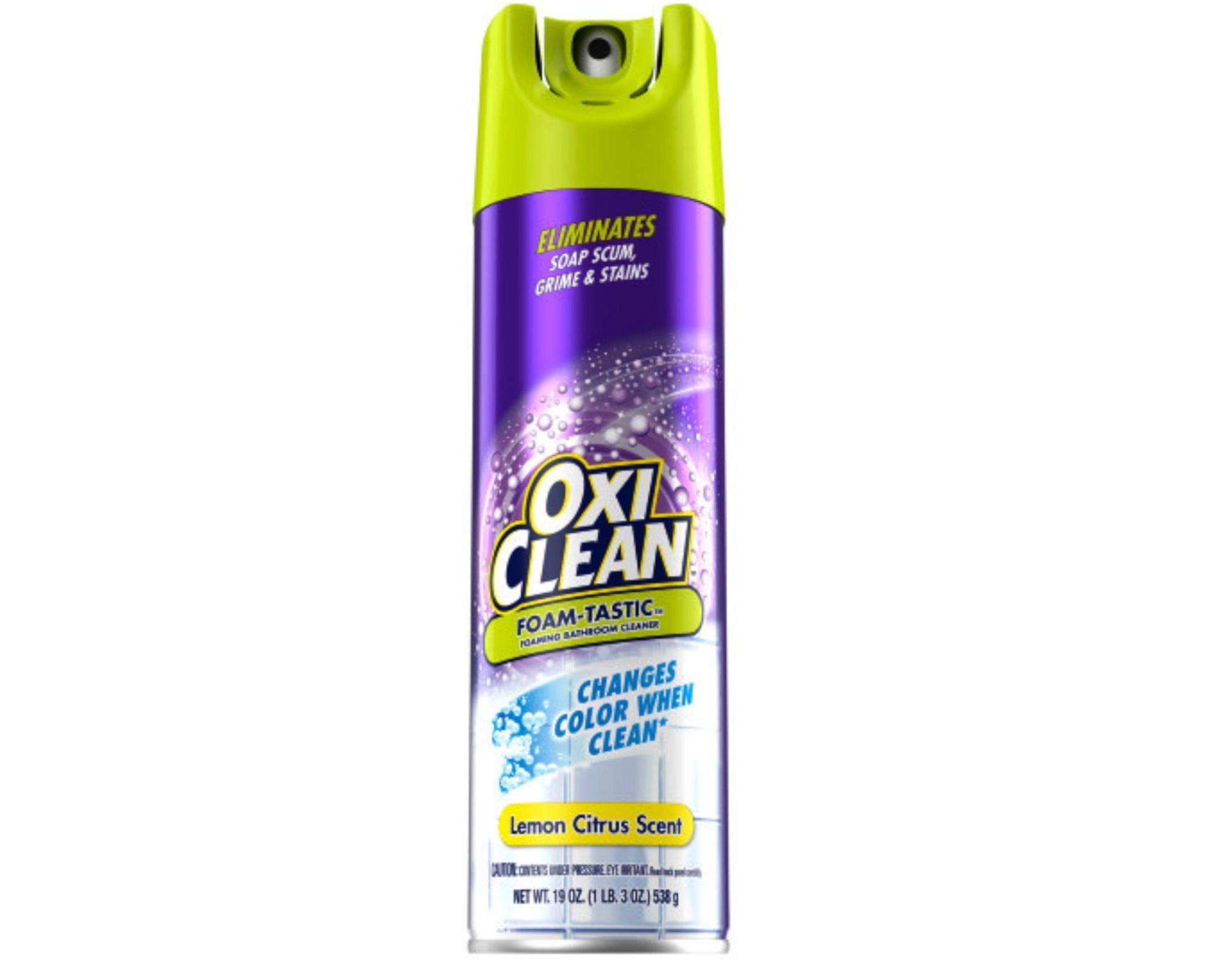 OxiClean Foam-Tastic Bathroom Cleaner, Citrus Scent, 19 oz Spray 3