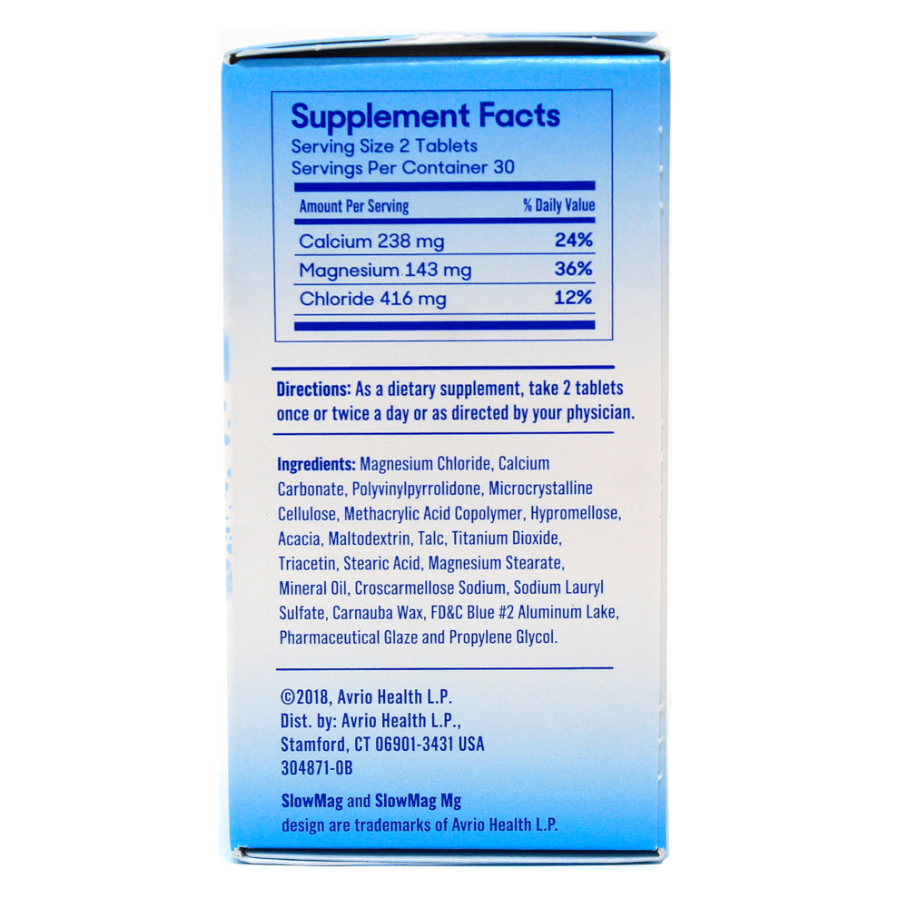 Slow Mag Magnesium Chloride and Calcium, 60 Tablets eBay