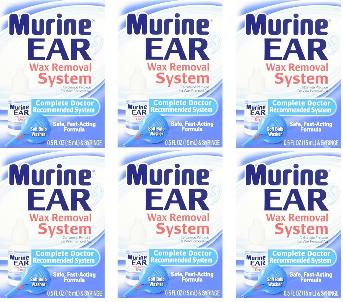 6 Pack Murine Ear Wax Removal System Kit Doctor .05 Fl Oz