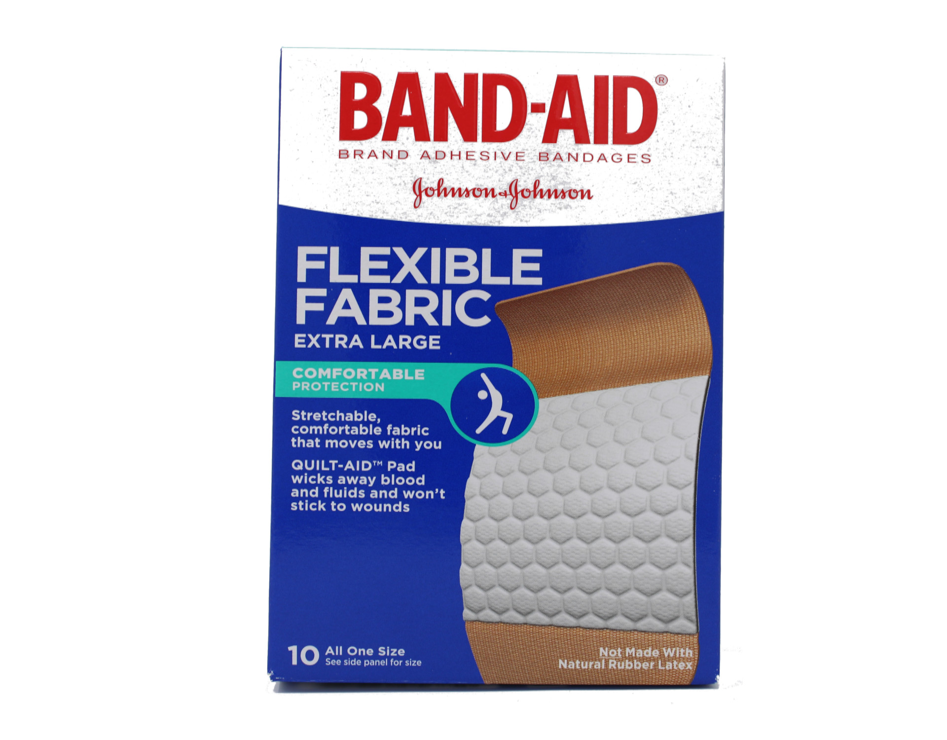 3 Pack Band Aid Flexible Fabric Bandages Extra Large 10 Each ...