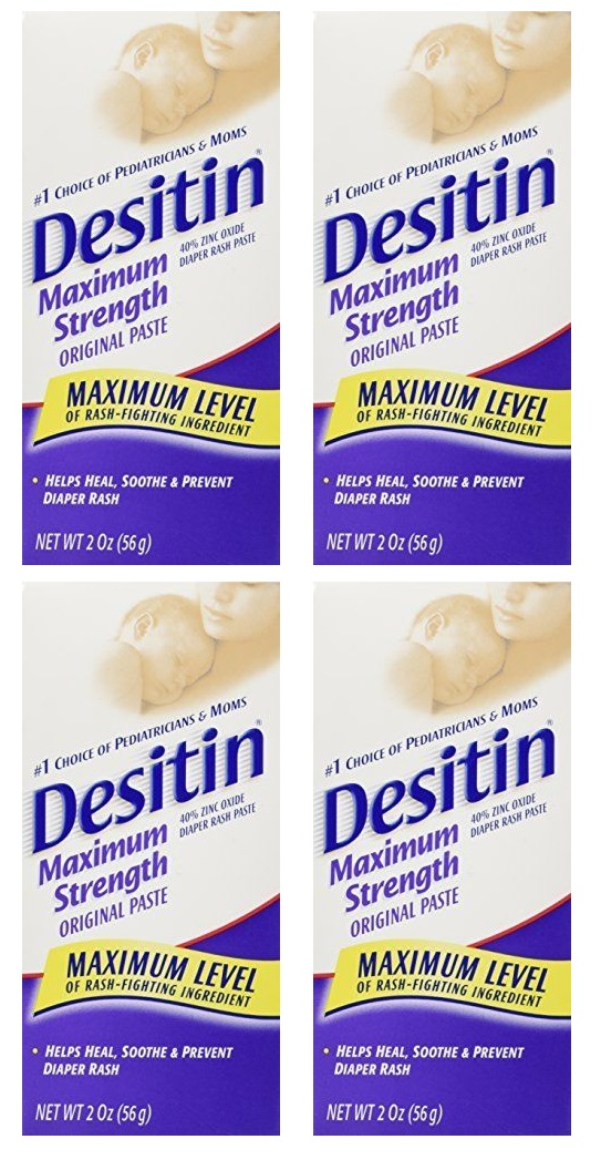 4 Pack Desitin Maximum Strength Original Paste 2Oz Each 74300000701 eBay