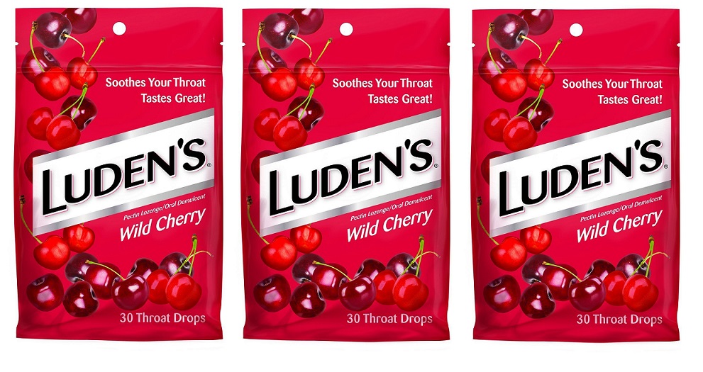 3 Pack Ludens Wild Cherry Cough Drops Throat Drops 30 Count Each eBay