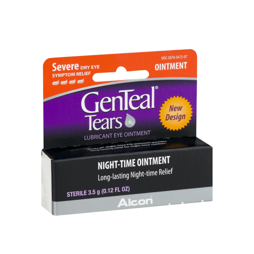 6 Pack - GenTeal Night-Time Lubricant Eye Ointment 3.50 G (0.12 fl oz ...