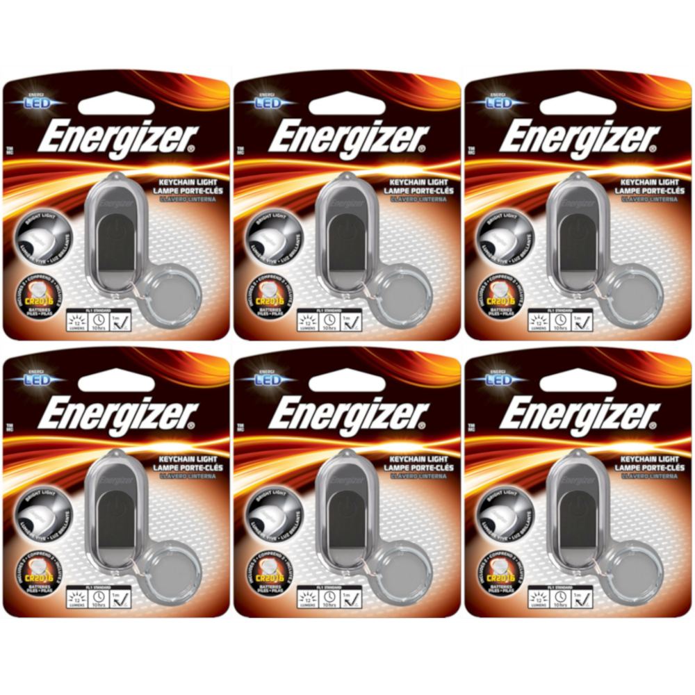 6 Pack Energizer Led Key Chain Light 39800063786 eBay