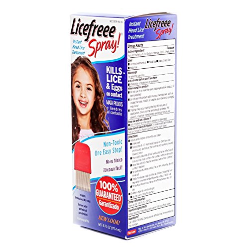 3 Pack Licefreee Non Toxic Head Lice Killing Spray 6Oz Each eBay