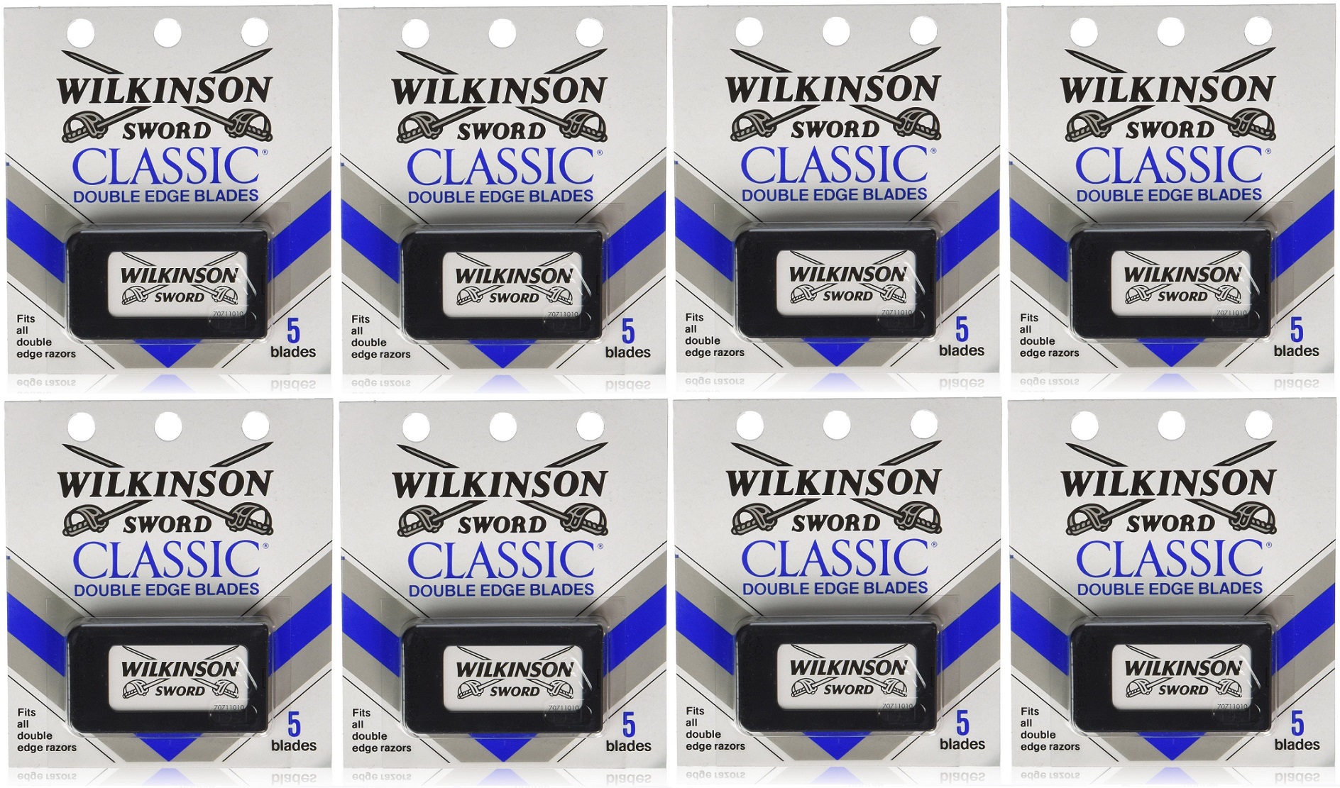 Wilkinson Sword CLASSIC Double Edge Razor Blades (8 packs of 5 = 40 Blades) 74809903008 eBay
