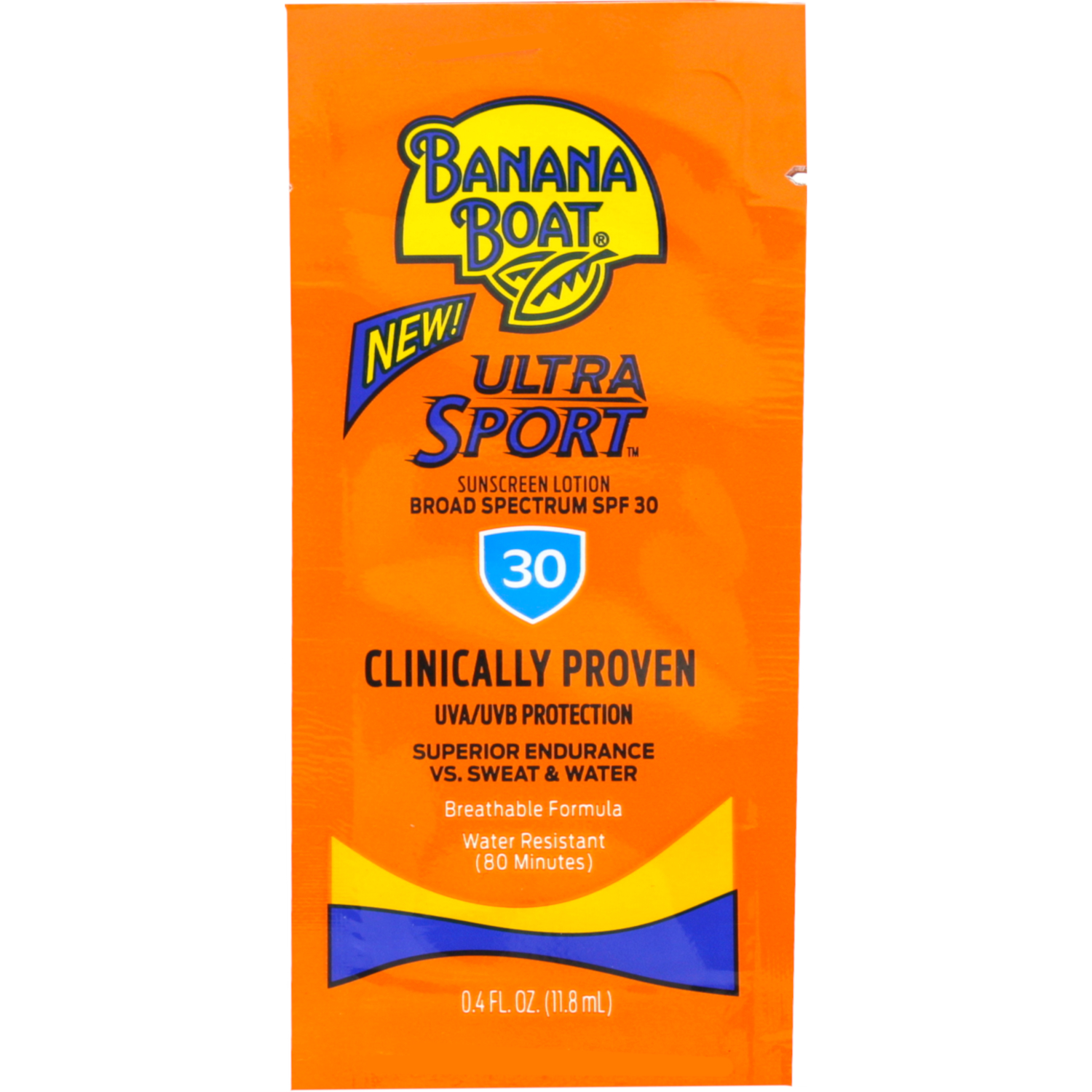 Banana Boat Sport Sunscreen Spf 30 Protection Lotion Travel Packets 24