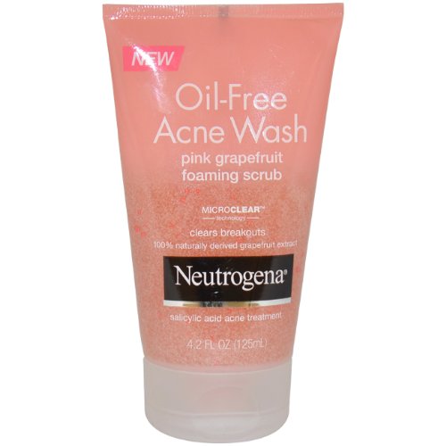 3 Pack Neutrogena Oil Free Acne Wash Pink Grapefruit Foaming Scrub 4 ...