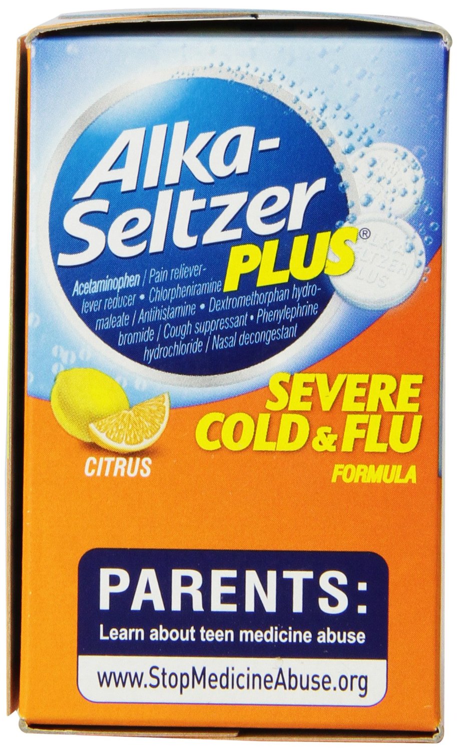 6 Pack Alka Seltzer Plus Severe Cold & Flu Citrus Formula Tablets 20 ...