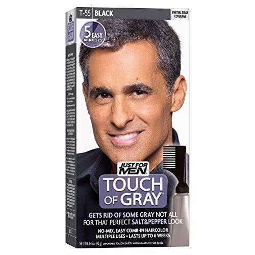 5 Pack Just For Men Touch Of Gray Hair Treatment T 55 Black 1