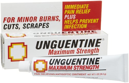 Unguentine Pain Relieving Antiseptic Ointment Maximum Strength 1 Oz ...