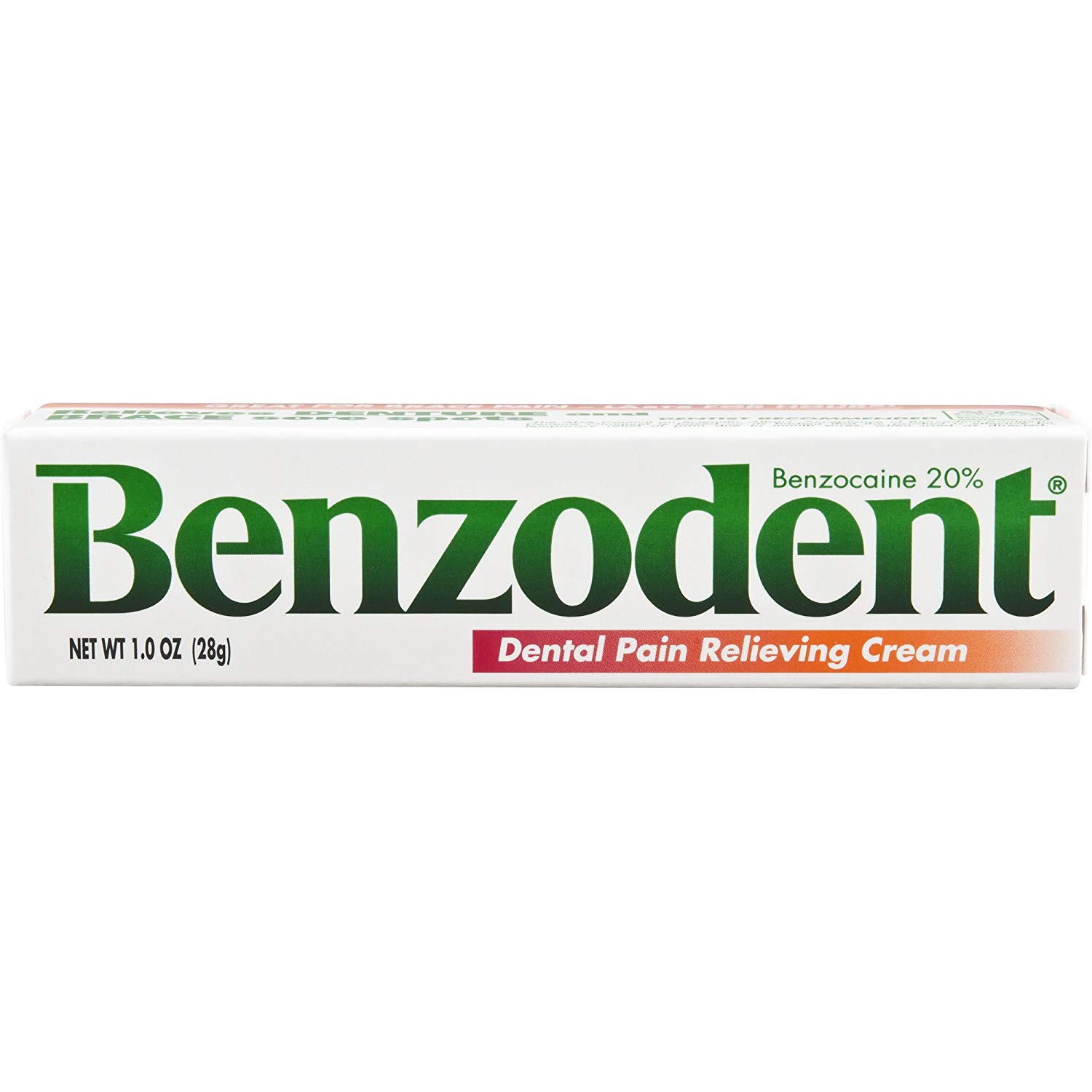 Benzodent Dental Pain Relieving Cream 1Oz. 4 Pack 41167005347 eBay