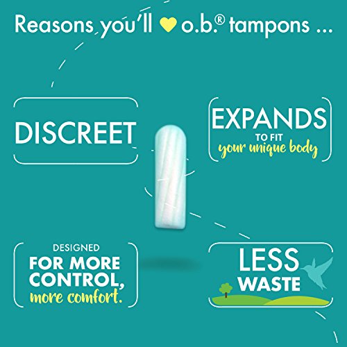 4 Pack O.B. Pro Comfort Super Tampons Silktouch No Applicator Waste 40 Each 78300070214 eBay