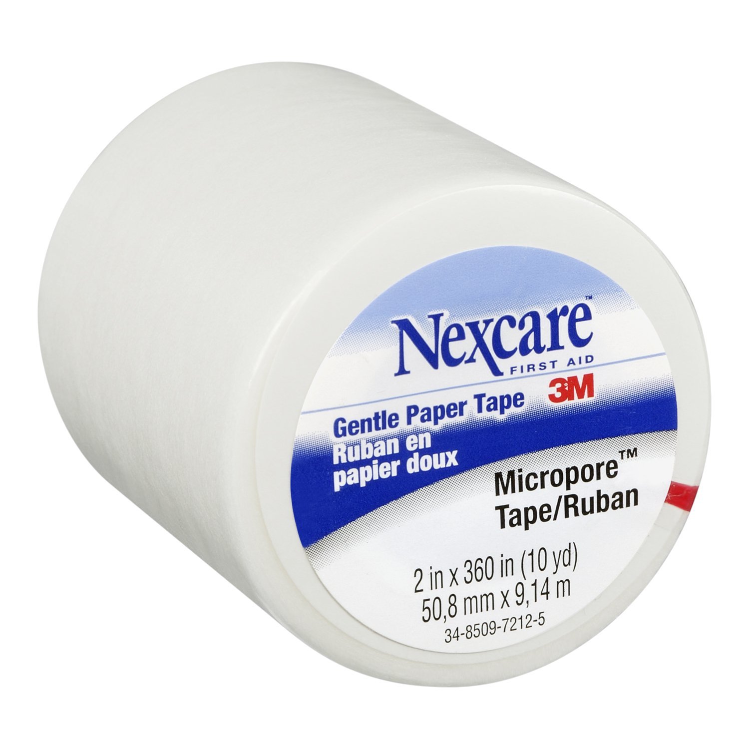 Three (3) rolls 3M Nexcare First Aid gentle paper tape Micropore 2 in x