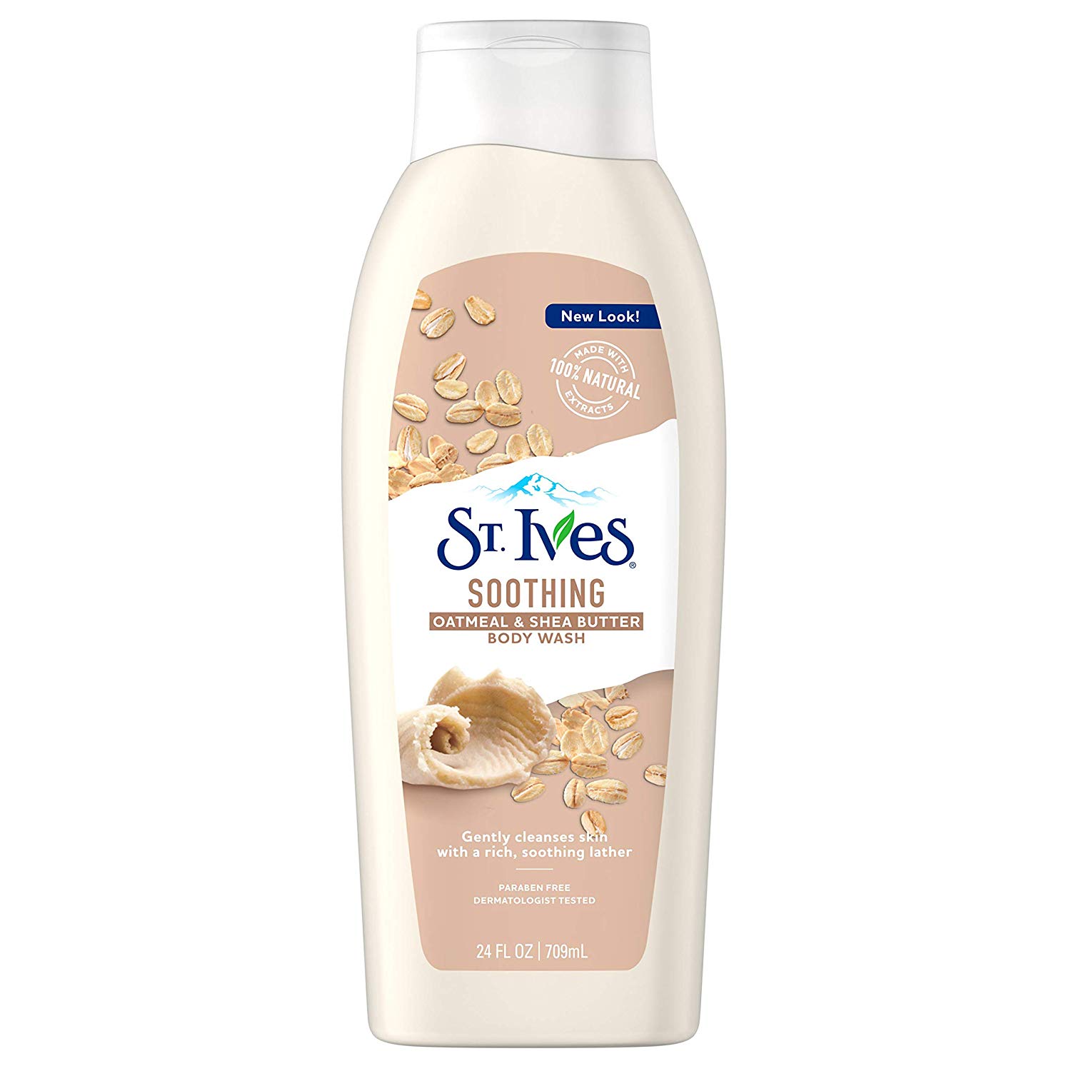 4 Pack St. Ives Body Wash Oatmeal And Shea Butter 24 Fl Oz 77043401477