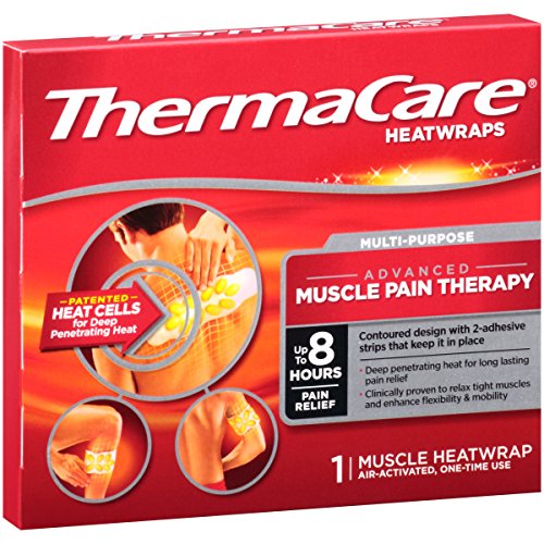 4 Pack Thermacare Heat Wraps Advanced Muscle Pain Therapy 8 Hours Of