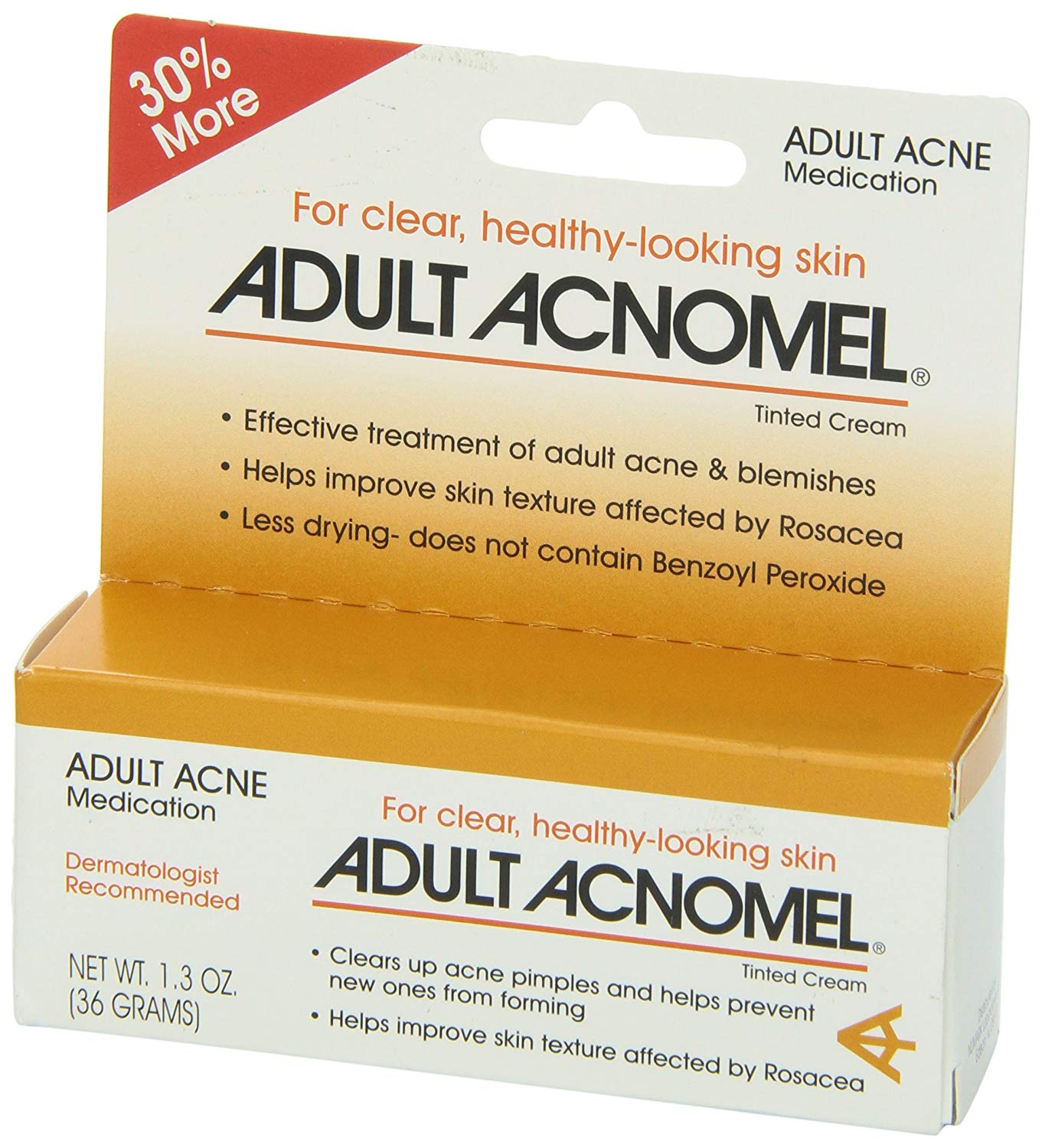 6 Pack Adult Acnomel Tinted Cream 1.30 Oz 38485911610 | eBay