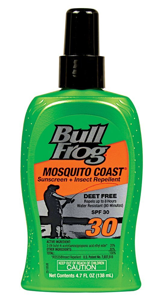bullfrog sunscreen bug spray