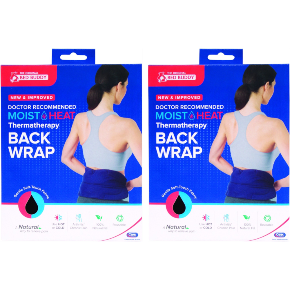 2 Pack Bed Buddy Moist Heat Thermatherapy Back Wrap 632615050806 eBay